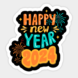 Happy New Year 2024 Sticker